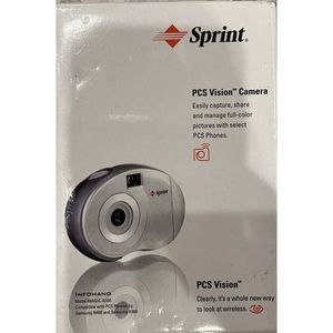 Sprint PCS Vision Camera Model MAGIC A100 - UNTESTED With Box And User Guide